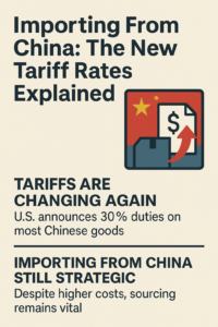 Importing from China, What the New Tariff Rates Mean for Sellers