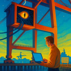 Ship to Shore Container Cranes, Signals in the Steel